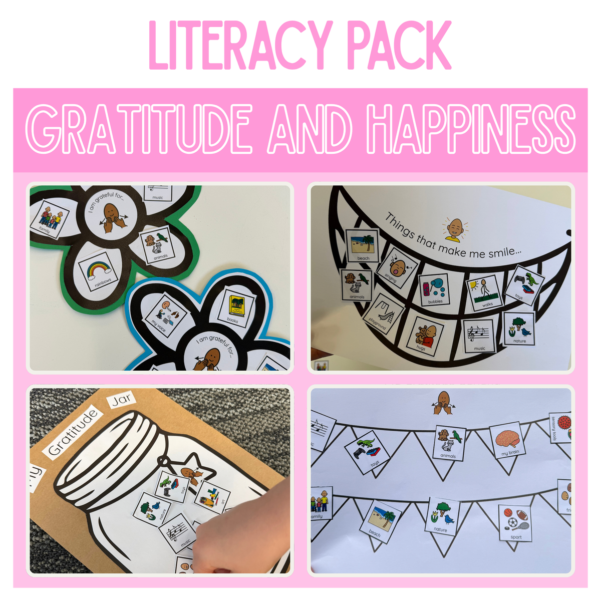 Gratitude and Happiness Activity Pack