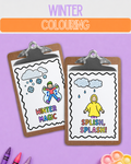 Winter Colouring Pages