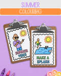 Summer Colouring Pages