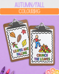 Autumn/Fall Colouring Pages