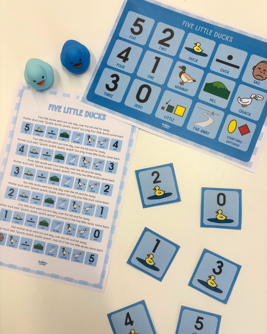 Five Little Ducks Visual Pack