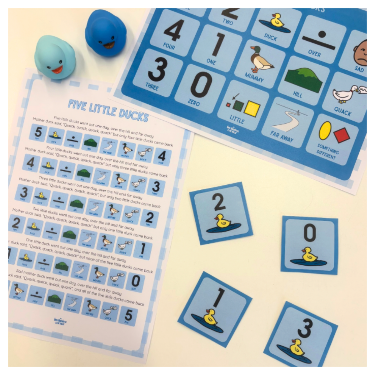 Five Little Ducks Visual Pack