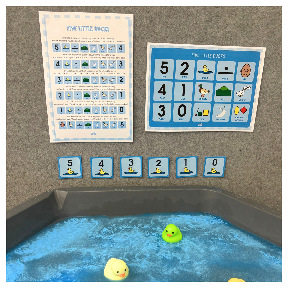 Five Little Ducks Visual Pack