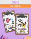 Spring Colouring Pages