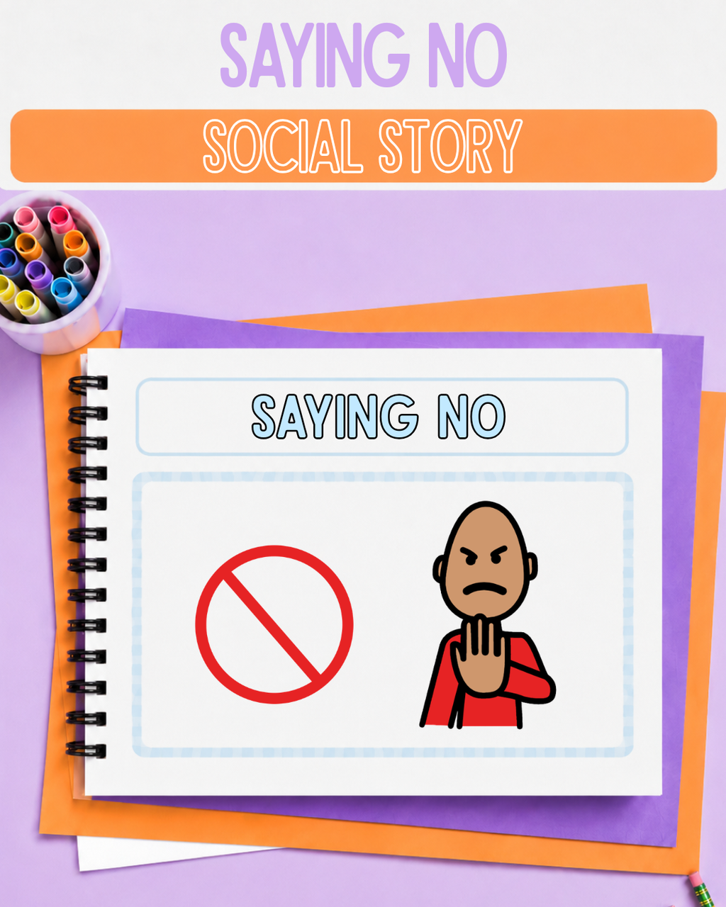 Saying No Social Story