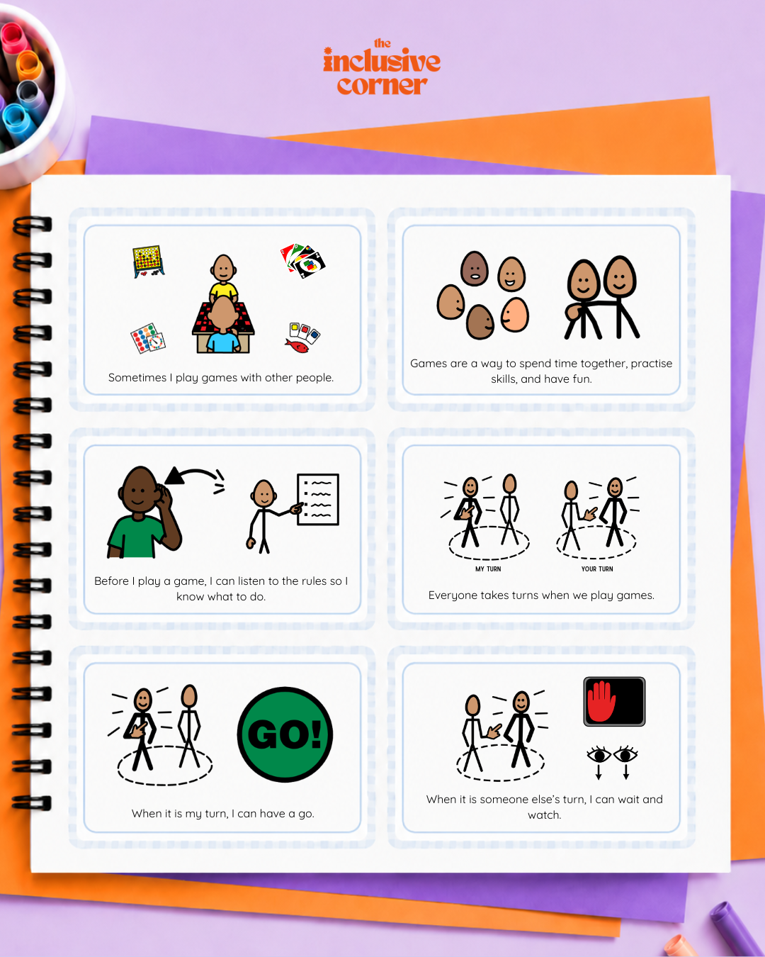 Playing Games Social Story