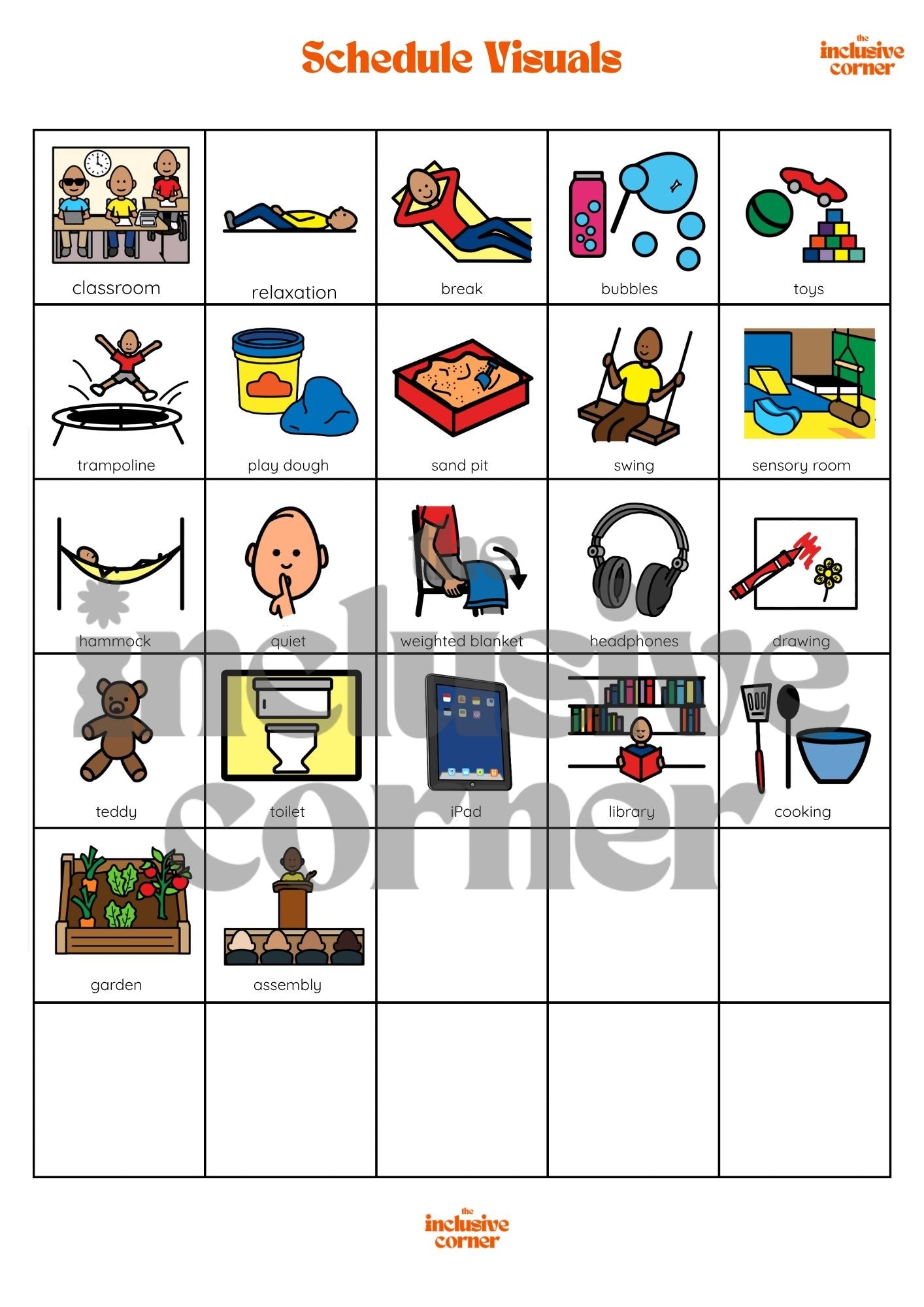 Schedules and Routines Bundle