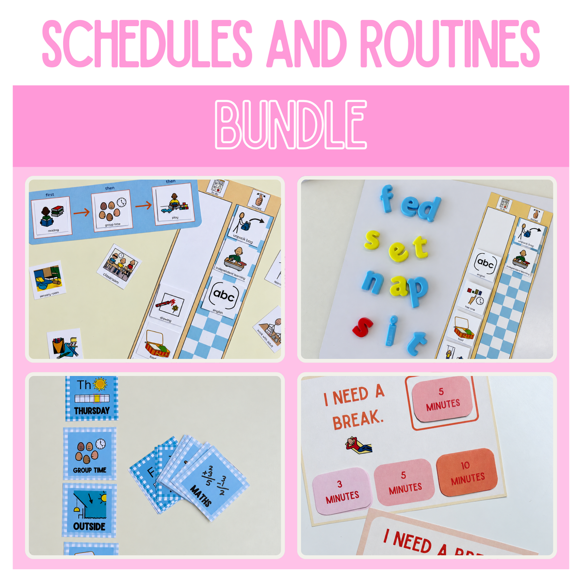 Schedules and Routines Bundle