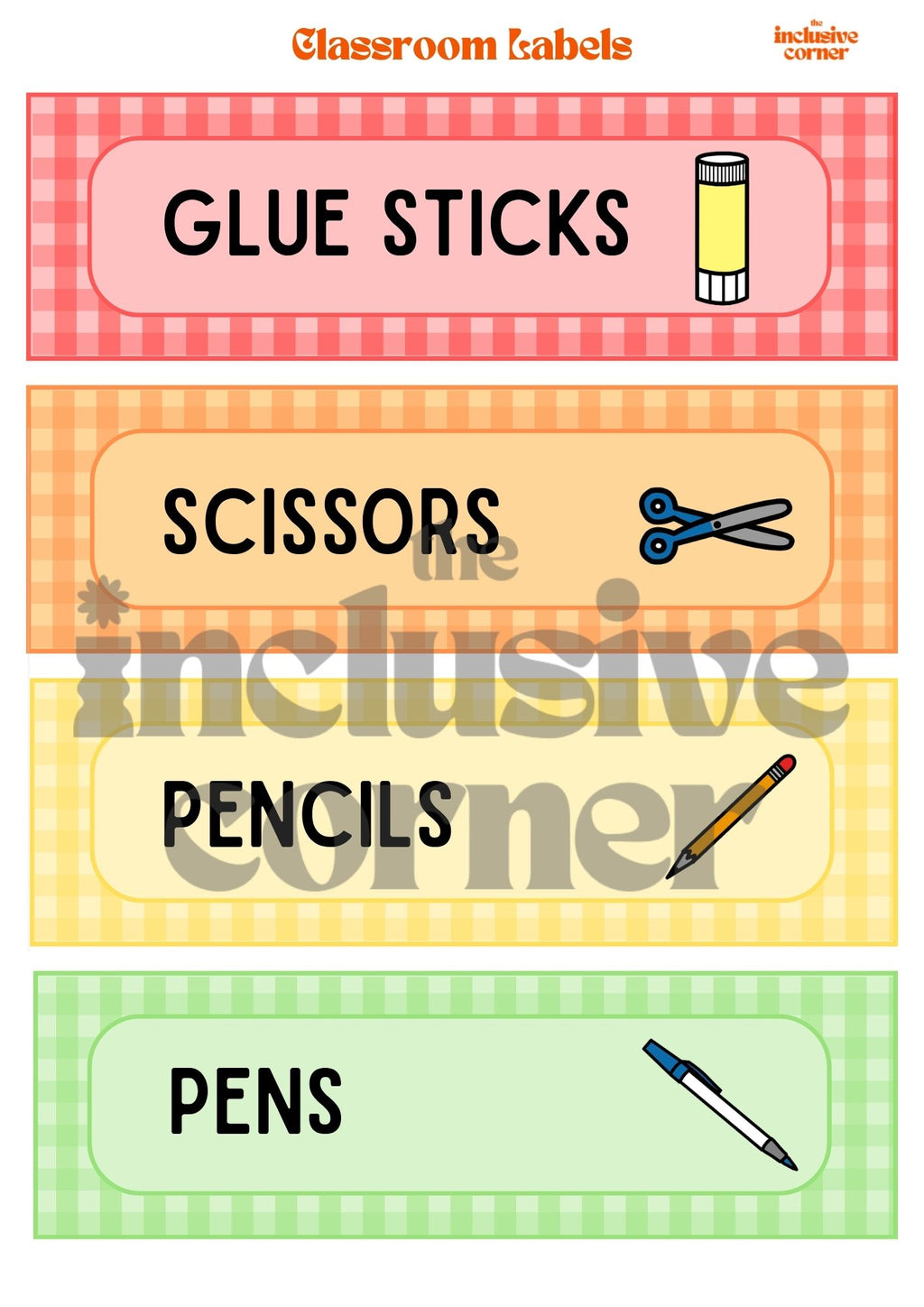 Class Decor Pack