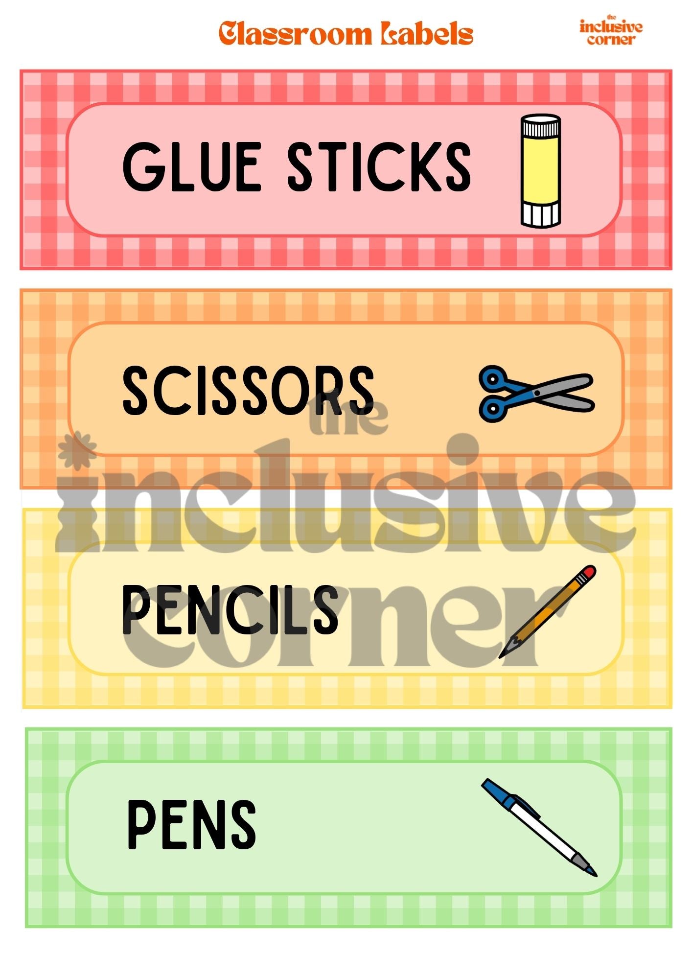 Class Decor Pack