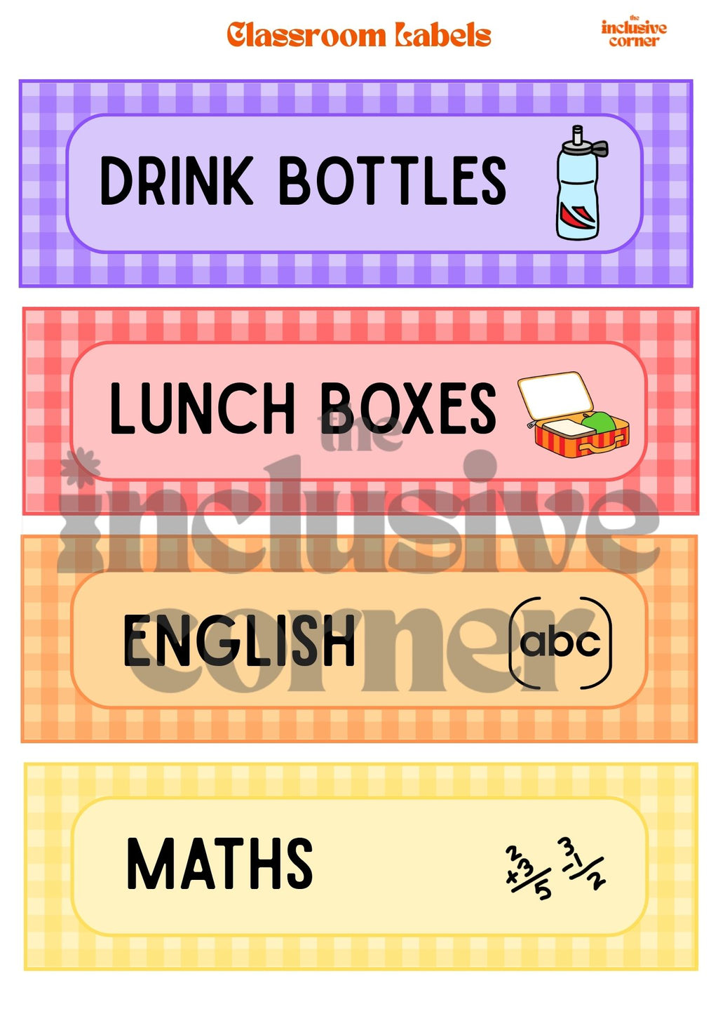 Class Decor Pack