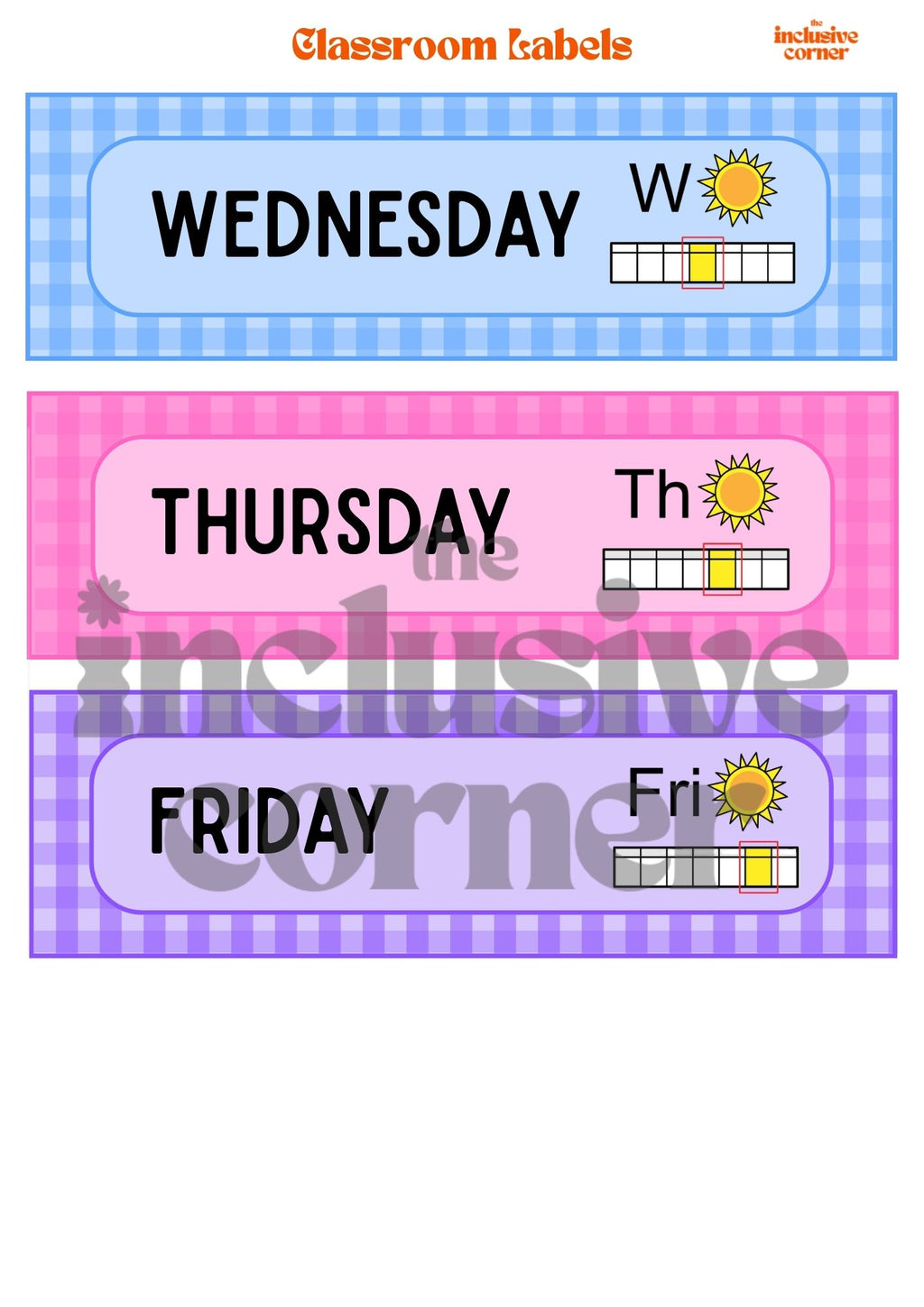 Class Decor Pack