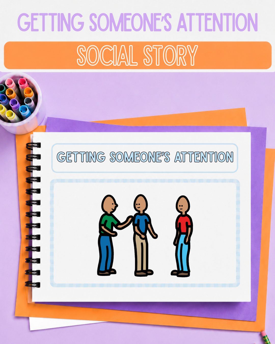 Getting Someone's Attention Social Story