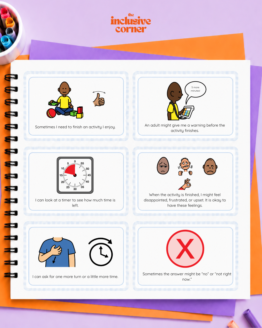 Finishing A Favourite Activity Social Story