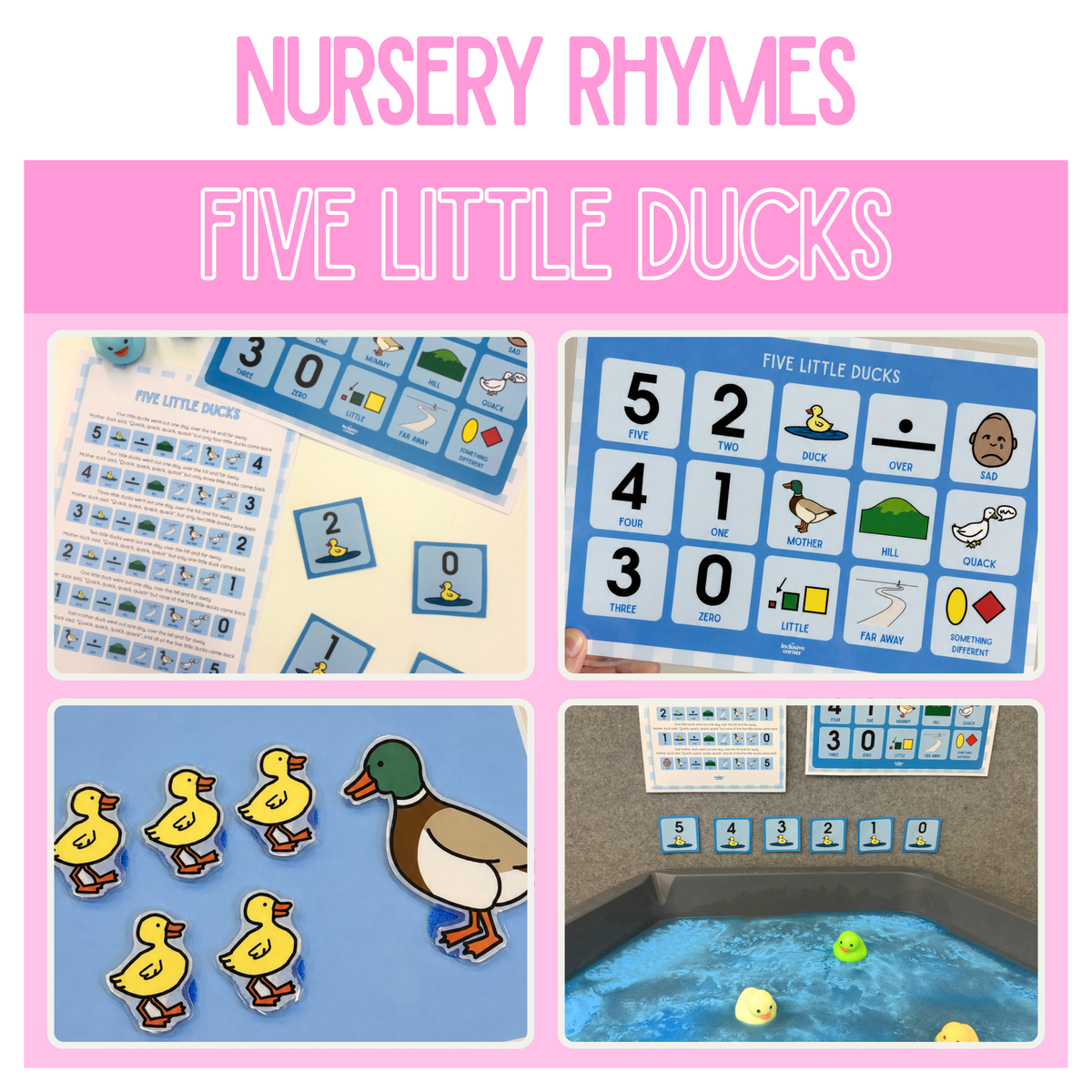 Five Little Ducks Visual Pack
