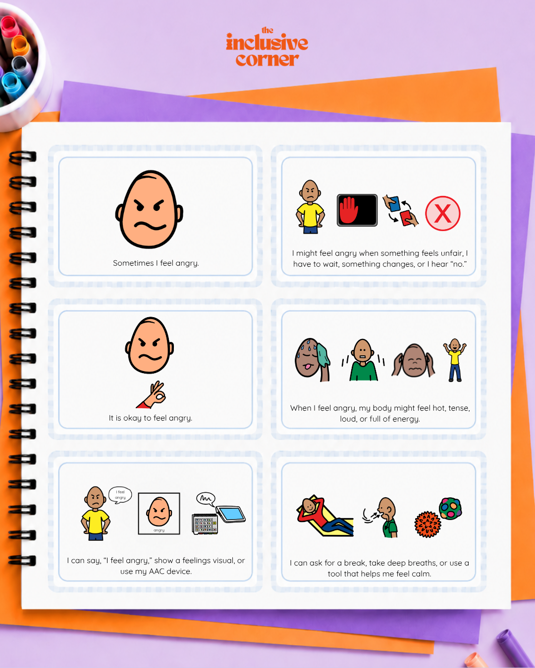 Feelings and Regulation Social Story Bundle