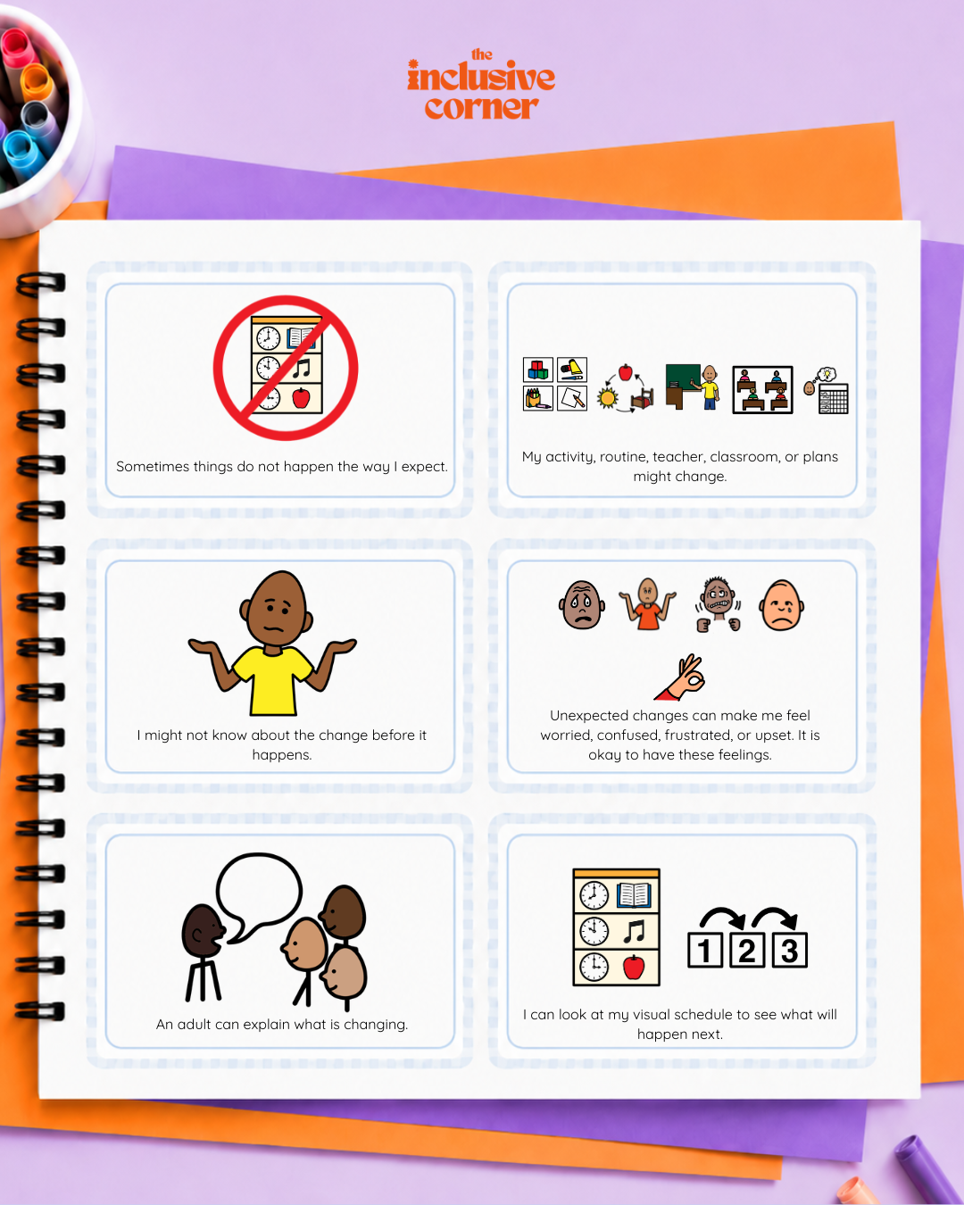 School and Changes Social Story Bundle