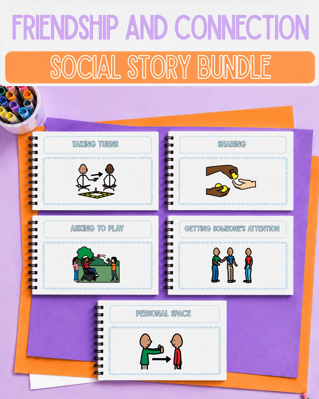 Friendship and Connection Social Story Bundle